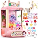 Innorock Claw Machine for Kids, Mini Vending Machine - Surprise Fun Game Prizes Dispenser Toys for Party Birthday Gifts with Light & Sound, Small Toys & Candy Arcade Game Machines Toys for Girls Boys