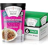 Skinny Pasta 9.52 oz - Shirataki Noodles The Only Odor Free 100% Konjac Noodle - Keto & Paleo Friendly - Carb Free - Low Calorie Food (Noodles - 6 Pack)