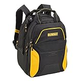 DEWALT DGCL33 33-Pocket Lighted USB Charging Tool Backpack , Yellow