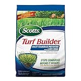 Scotts Turf Builder Halts Crabgrass Preventer with Lawn Food, Pre-Emergent Weed Killer, Fertilizer, 15,000 sq. ft., 40.05 lb.