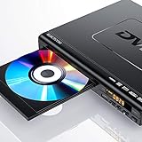 DVD Player, CD Players for Home, DVD Players for TV, HDMI and RCA Cable Included, Up-Convert to HD 1080p, Multi Region, Breakpoint Memory, Built-in PAL/NTSC, USB 2.0