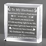 To My Man Gift for Him Anniversary Birthday Gifts for Boyfriend I Love You Gift for Him Fiance Husband Keepsake for Groom Engagement Wedding Valentine Christmas Father's Gift Day (Fresh Style)