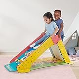 Pop2Play Cocomelon Indoor Playground for Toddlers – StrongFold Technology Cardboard Toddler Slide by WowWee, Multicolor