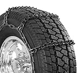 Security Chain Company QG3829 Quik Grip Wide Base V-Bar Type RD Light Truck Tire Traction Chain - Set of 2