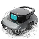 (2024 Upgrade) AIPER Scuba SE Cordless Pool Vacuum, Robotic Pool Cleaner Cleaner Lasts up to 90 Mins, Self-Parking, Dual Powerful Suction Ports, Idea for Above Ground Pool up to 33 Feet (Dark Grey)