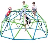 Zupapa Dome Climber, 10FT Climbing Dome, Decagonal Geo Jungle Gym 2023 Upgraded Supporting 800LBS with Much Easier Assembly, a Lot of Fun for Kids