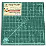 Calibre Art Rotating Self Healing Cutting Mat 14x14 (13' Grid), Perfect for Quilting & Art Projects