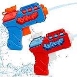 Water Guns, Water Guns for Kids, 2 Pack Squirt Guns Water Blaster, Mini Water Guns Small Water Pistol Toys for Boys Girls, Summer Gifts for Swimming Pool Outdoor Beach Water Fighting