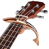 Shark Guitar Capo Pretty Cool Capo for Electric Acoustic Classical Guitar Ukulele Zinc Alloy Spring Capo (Gold)