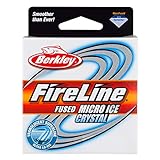 Berkley Fireline Micro Ice Fused Original Fishing Line (6/2-Pound,Crystal)