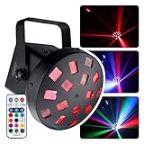 DragonX Mushroom RGB Party Light – Dynamic LED Disco Ball Light for Home and Party Ambience, DJ Light and Club Lighting, Christmas Decoration