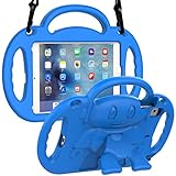 SUPLIK Kids Case for iPad Mini 5 4 3 2 1 (7.9 inch, Old Model), iPad Mini 7.9' Case with Shoulder Strap, Shockproof Handle Stand Cute Case for Apple iPad Mini 5th/4th/3rd/2nd/1st Generation, Blue