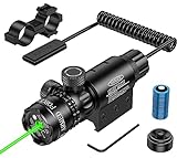 EZshoot Green Laser Sight Green Dot 532nm Scope with 20mm Picatinny Mount