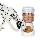 Kenond Automatic Dog Feeders for Large Dogs,3 Gallon Gravity Dog Feeder Large Breed,Automatic Cat Feeder Food Dispenser,Large Dog Food Dispenser Pet Feeder Station,Gravity Feeder for Dogs Cats
