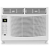 DELLA 6000 BTU 115V/60Hz Energy Saving Window Air Conditioner, Whisper Quiet AC Unit with Remote, Cools Up to 250 Square Feet