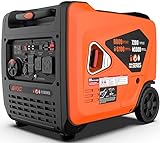AIVOLT 8000 Watts Dual Fuel Portable Inverter Generator Super Quiet Gas Propane Powered Electric Start Outdoor Generator for Home Back Up Travel RV Camping, 50 State Approved