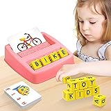 NARRIO Educational Toys for 3 4 5 Year Old Girls Gifts, Matching Letter Spelling Games ABC Learning Toys for Kids Ages 3 4 5, Christmas Birthday Gifts for 3-6 Year Old Girls Toddler Toys Age 2-4