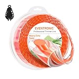 Eventronic Trimmer Line, 0.095-Inch Weed Eater String Line, Heavy Duty Weed Wacker String, 560ft Twist String Trimmer Line