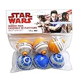 Zebco Star Wars 6-Piece Fishing Bobber Set, Includes R2-D2 and BB-8 Fishing Float Designs (3 of Each)