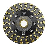 Megatron 4' Diamond Cup Grinding Removing Disc Wheel for Concrete, Paint, Epoxy, Glue and Mastic with CDB Newest Technology (Megatron 4')
