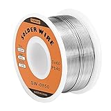 TOWOT Tin Lead Rosin Core Solder Wire for Electrical Soldering, Content 1.8% Solder Flux Sn60-Pd40 (0.8mm, 50g)