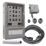 Westinghouse 30 Amp Transfer Switch Kit with 8 Circuits, Compatible with Generators up to 7500 Running Watts,Grey
