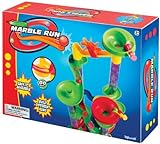 Toysmith STEM Learning 80Piece Marble Run Building Toy Set, For Boys & Girls 3+