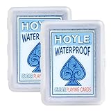 Hoyle Waterproof Clear Playing Cards (2- Pack)