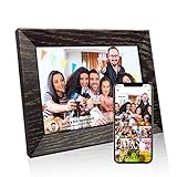 7 Inch Digital Picture Frame WiFi Digital Photo Frame, IPS HD Touch Screen Smart Photo Frame, 32GB Storage, Auto-Rotate, Easy Setup, Share Photos/Videos via Frameo App from Anywhere
