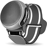 ANCwear Portable Bluetooth Speaker,TWS Dual Pairing Wearable Speaker 5.0, Outdoor Speaker for Motorcycle,Bike,Car,Shower,Hiking, Running