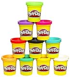 Play-Doh Modeling Compound 10-Pack Case of Colors, Non-Toxic, Assorted, 2 oz. Cans, Ages 2 and up, Multicolor (Amazon Exclusive)