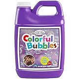Lulu Home Bubble Concentrated Solution, 1 L/ 33.8 OZ Bubble Refill Solution for Kids Bubble Machine, Giant Bubble Wand, Bubble Blower Toys, Halloween Party Favors (Purple)