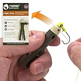TYEPRO Fishing Knot Tying Tool/Jig Head and Hook Eyelet Grip/Line Threader/Clipper for Shaky Hands and Poor Eyesight. Tackle Box Accessory for Crappie, Panfish, Bass, Walleye and Catfishing.