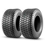MaxAuto 2 Pcs 16x6.50-8 Lawn Mower Tire for Garden Tractors Riding Mowers, 4PR, Tubeless