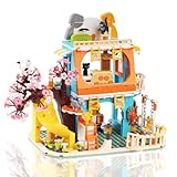SUNHABI Cat House Toy Building Sets Include 8 Kittens of All Shapes Building Toys That Compatible with Lego Friends Sets for Girls 8-12 6-12 Year Old Creator Ideas Birthday Gift for Girl Boy 6+