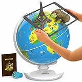 Orboot Earth by PlayShifu (App Based): Interactive AR Globe for Kids, STEM Toy for Boys & Girls Ages 4 -10 | Educational Toy Gift (No Borders, No Names On Globe)