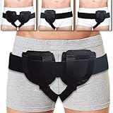 Hernia Belts for Men Inguinal - Single/Double Inguinal Hernia Support for Men/Women to Keep Inguinal/Groin Hernia from Protruding, 35'-50' Hernia Truss for Pain Relief Recovery, Adjustable & Removable