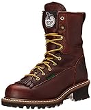Georgia mens Men's 8' Loggers G7313 industrial and construction boots, Brown, 12 US