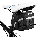 BV Bicycle Strap-On Saddle Bag with perfect Size I With reflective for a Safety ride I Seat Bag, Cycling Bag - Bike Bag for all our essentials, bike bags for bicycles, bike seat bag