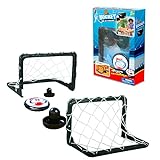 O2 Hockey - Table Top Hockey Game Set for Kids & Family. 2 Players Portable & Fast-Paced Fun Sport Game for Ages 3+ Boys & Girls. Electronic Air Puck, Strikers & Nets Included.
