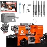 RANM-Chainsaw Sharpener Jig Kit to Make Sharpening Experience Easy, Chain Saw Sharpener Includes Burrs of 5mm Φ for 8-22' Chain and 3mm to Sharpen 4-6' Chains That Covers All of Electric Chain Saws