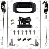 IAMAUTO 69953 Tailgate Hardware & Rebuild Kit Handle,Bezel,Latches,Cables,Rods etc. for 1999-2006 Chevrolet Silverado and GMC Sierra