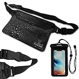 Wise Owl Outfitters Waterproof Fanny Pack and Dry Bag for Men & Women - Waist Bag and Waterproof Pouch for Beach, Boating, Swimming, Kayaking and Outdoor Water Sports