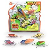 HEXBUG Nano Real Bugs 5-Pack, Fake Insect Toy Figures, Sensory Toys for Kids & Cats, STEM Toys for Boys & Girls Aged 3 & Up