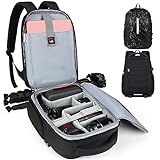 Camera Bag Professional Camera Backpack for DSLR SLR Mirrorless Camera Waterproof Camera Laptop Backpack 14 Inch with Rain Cover Anti Theft Travel Camera Case Large Capacity Photography Backpack Black