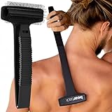 Bearback Extendable Back Scratcher for Itchy Body, Head, Feet, and Legs - Premium, Heavy-Duty Collapsible Back Scratcher for Women, Men, Adults of Any Age - Portable, Long Handle Folds for Travel
