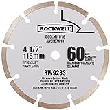Rockwell RW9283 4 1/2-Inch 60-Grit Diamond Compact Circular Saw Blade
