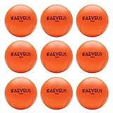 9 Pack Weighted Balls for Baseball & Softball 16 oz Practice Heavy Ball for Hitting, Batting & Pitching Training, Improve Power and Mechanics, 2.85inch, Orange