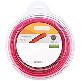 Dalom 1.6 mm / 065 Trimmer Line 1 lb by 960-ft for Grass Weed Eater Red String Trimmer Line 960-Feet Round Twist