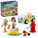 LEGO Friends Dog Grooming Car Toy, Building Toy for Kids Who Love Animals and Nature, Comes with 2 Mini Doll Characters and 2 Dog Toy Figures, Vet Toy Gift Idea for Girls and Boys Ages 4 and Up, 42635